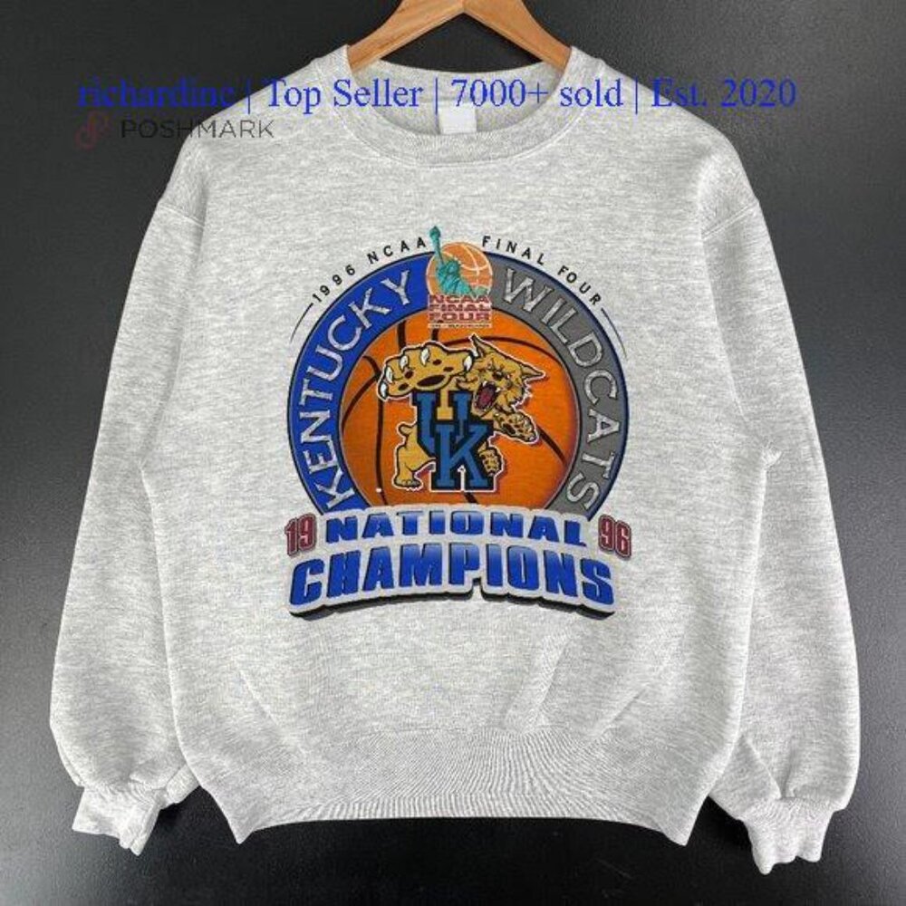 Gray Kentucky Wildcats National Champions Sweatshirt